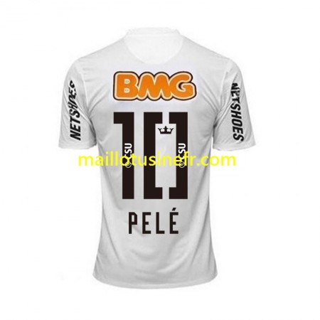 Maillot de Foot Santos PELE 10 Domicile Retro 2011-2012